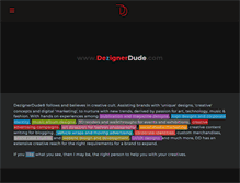 Tablet Screenshot of dezignerdude.com
